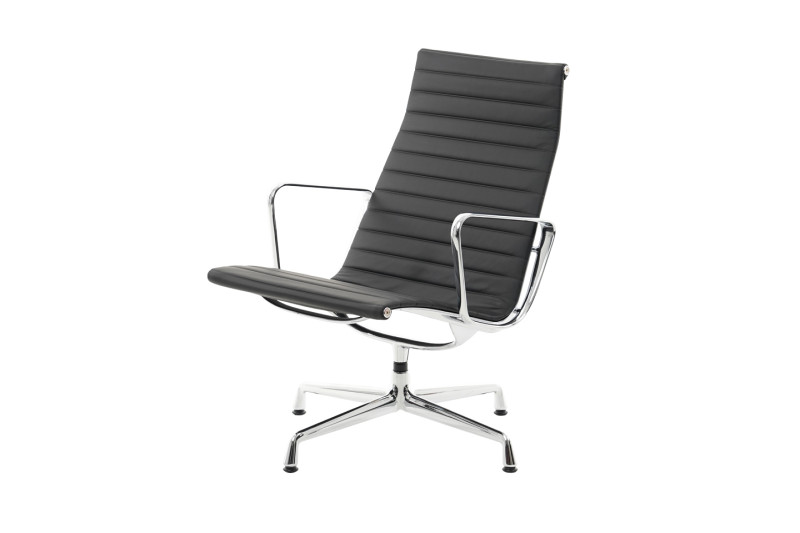 Vitra EA 116 Leder / schwarz *drehbar*
