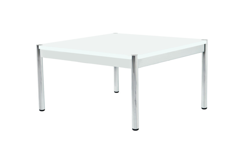 USM Haller Table D´Appoint Verre / Blanc 75 x 75 cm