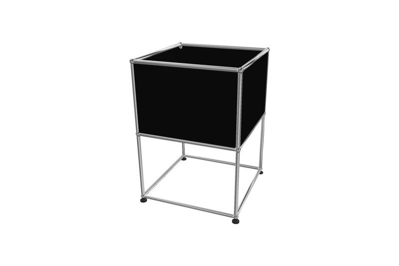 USM Haller Pot de Fleurs Noir Graphite RAL 9011