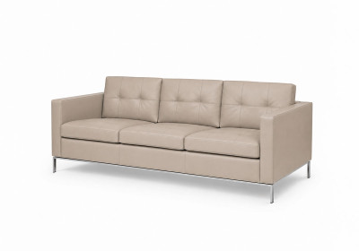 Walter Knoll Sofa Foster 502 3-Sitzer Leder / Beige