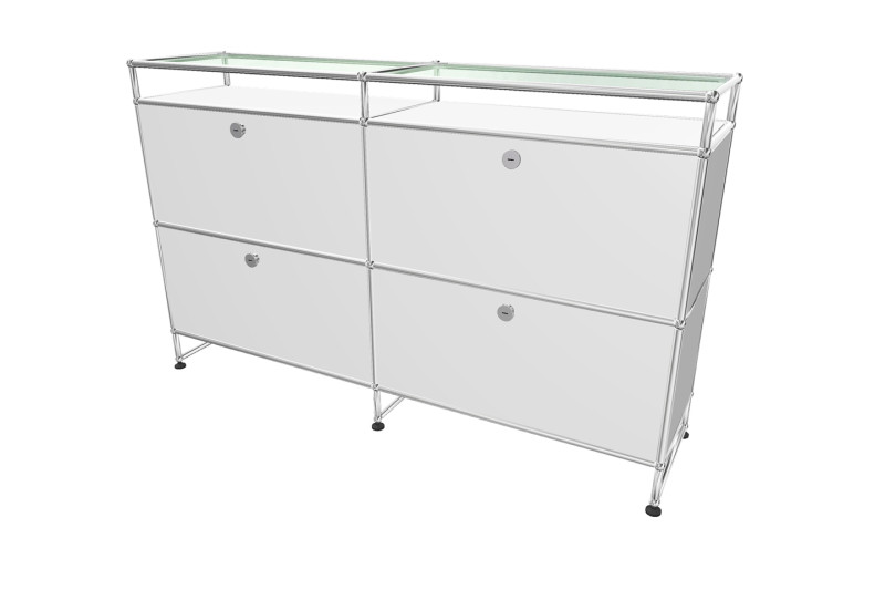 USM Haller Sideboard mit Glastablaren