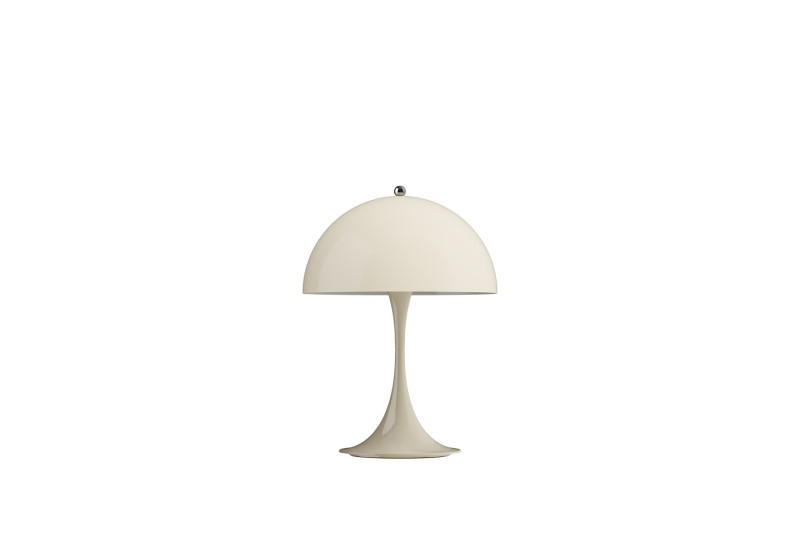 Louis Poulsen Panthella V3 Mini 250 Portable (In- & Outdoor) Tischlampe / Opal Beige