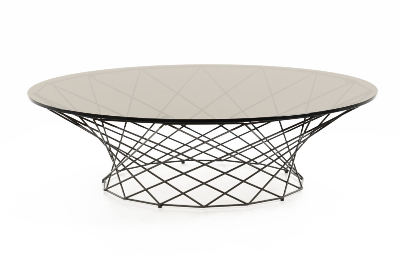 Knoll Table d'appoint Foster 500 Verre 65 x 65 cm