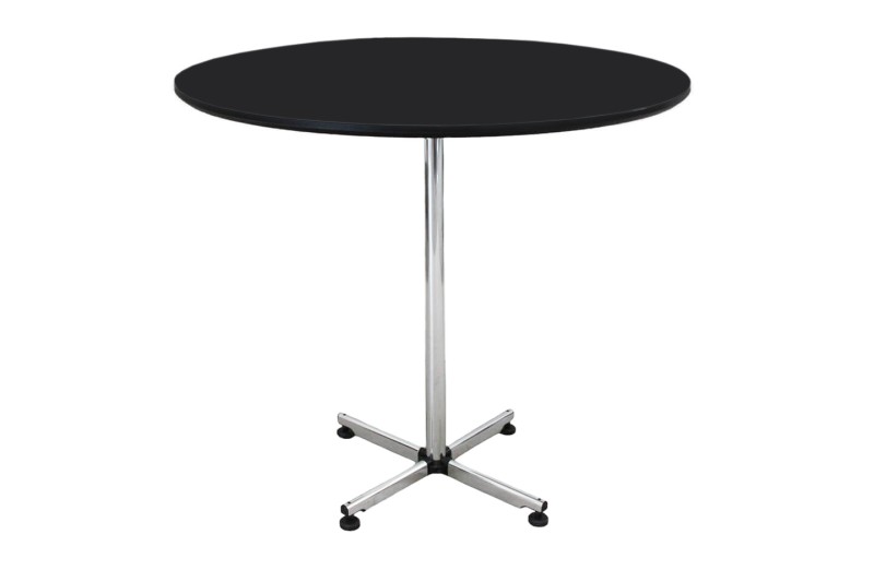 USM Kitos High Table / Bistro Table Wood / Black / Ø 100 cm