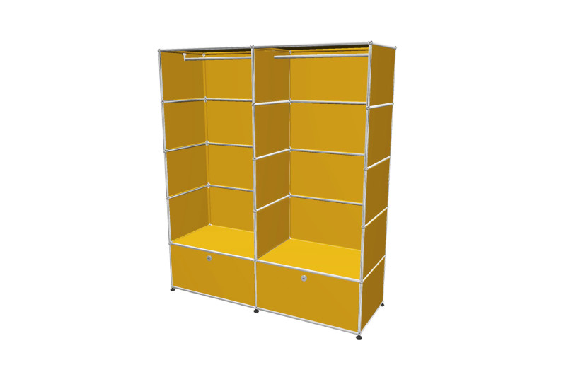 USM Haller Garderobenschrank mit Klapptüren Tiefe 50 cm