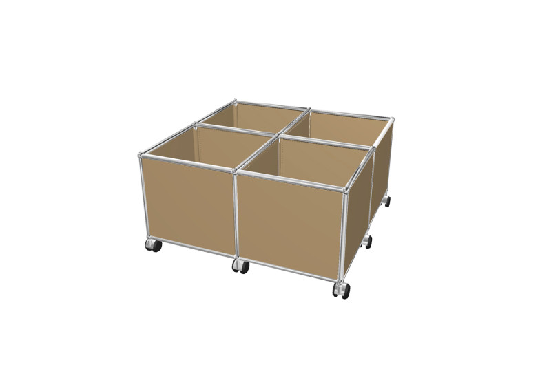 USM Haller 4er Blumenkasten / 70 x 70 cm