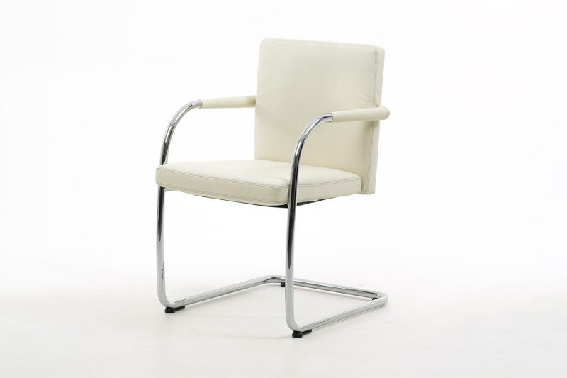 Vitra VisaSoft Silla Voladiza Piel / Blanco