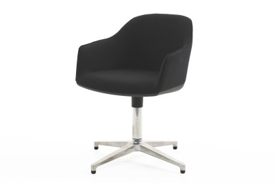 Vitra Softshell Chair Stoff / Dunkelgrau