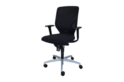 Vitra Aluminium Group EA 108 Siège de Conférence Cuir / Noir