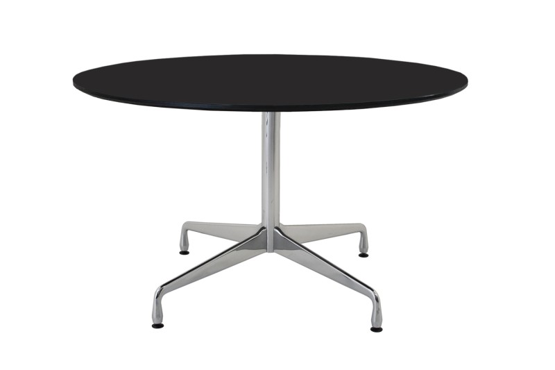 Vitra Conference Table Synthetic Resin / Black / Ø 130 cm