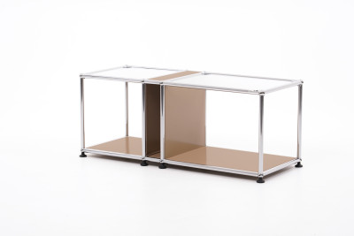 USM Haller Mesa Auxiliar Negro Grafito RAL 9011 75 x 50 cm