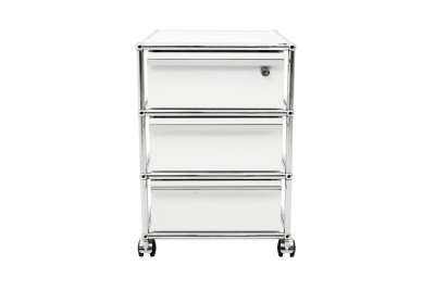 Preview: USM Haller Roller Container Pure White RAL 9010 Preview: USM Haller Roller Container Pure White RAL 9010