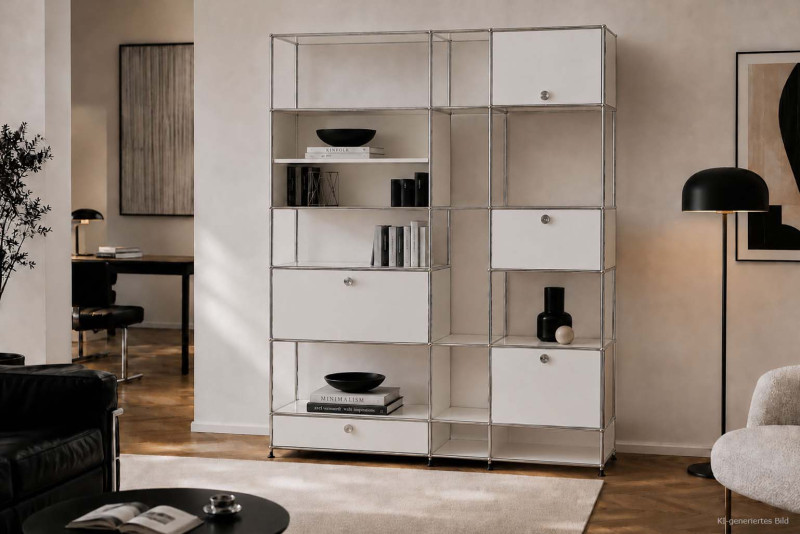 USM Haller Wandplank USM Robijnrood