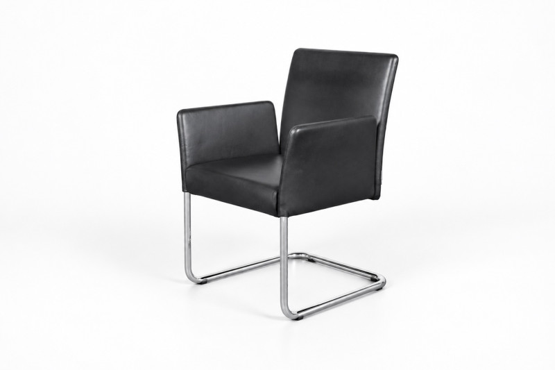 Walter Knoll 1410 Armchair Leather / Black