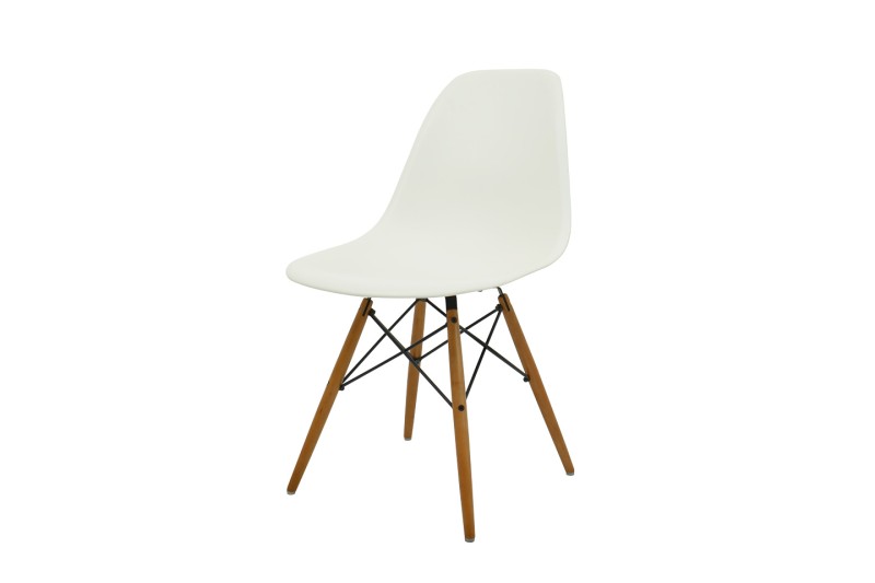 Vitra Eames Plastic Side Chair DSW White