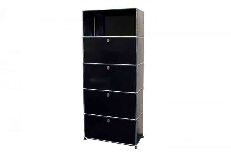 USM Haller Étagère Murale Noir Graphite RAL 9011