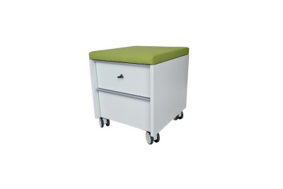 Vitra Aluminium Group EA 108 Siège de Conférence Cuir / Noir