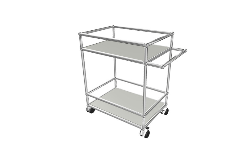 USM Haller Barwagen / Servierwagen 50 x 35 cm