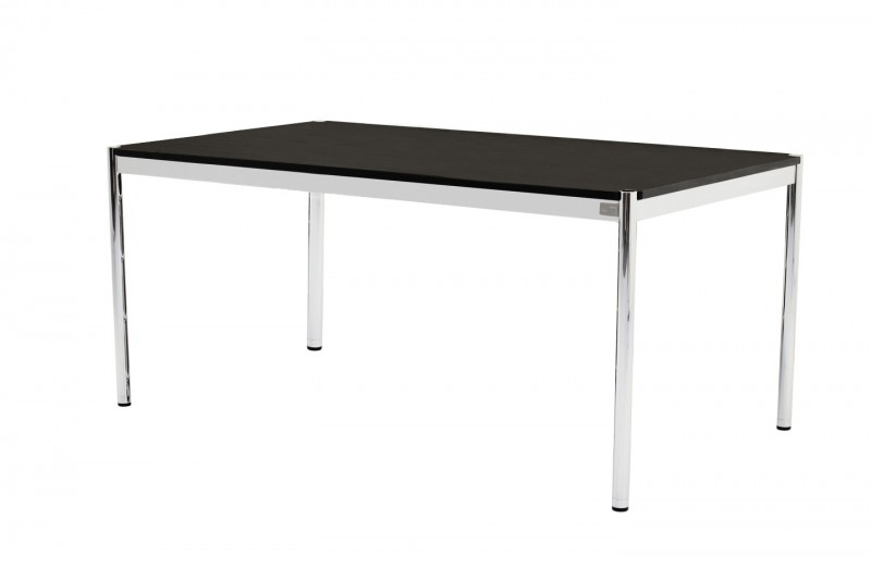 USM Haller Desk Wood / Black 175 x 100 cm