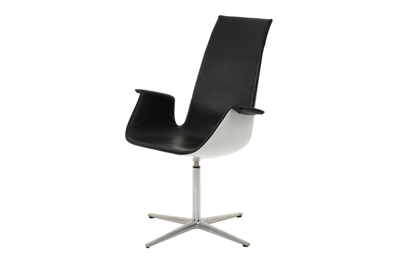 Walter Knoll FK Konferenzstuhl Leder / Schwarz
