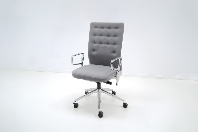 Vitra ID Trim Bürodrehstuhl Stoff / Grau