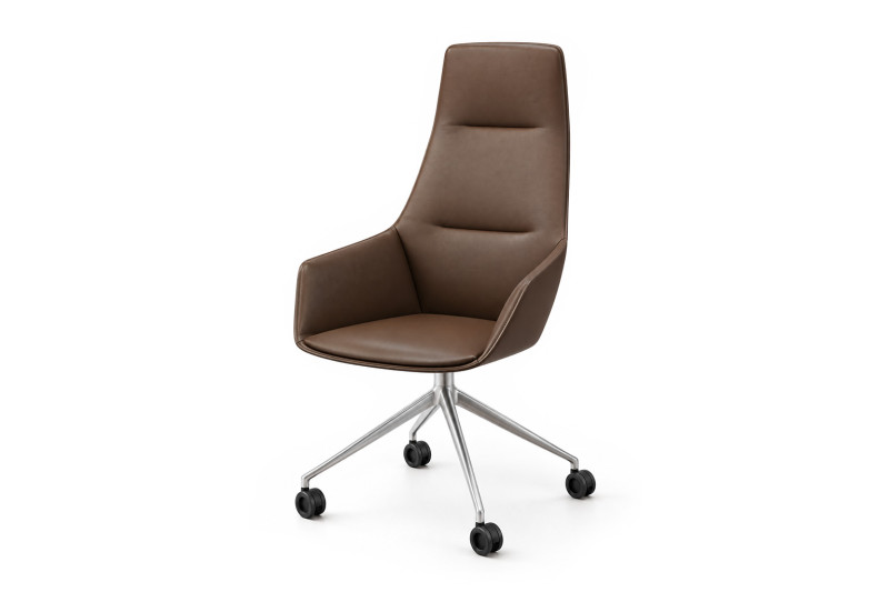 Brunner Ray Soft 9619/A Bürostuhl Leder / Braun