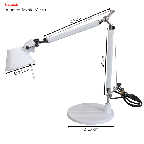 Artemide Tavolo Micro in Weiss