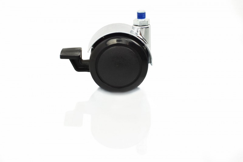 USM Haller harte Rolle für Weichböden mit Arretierung