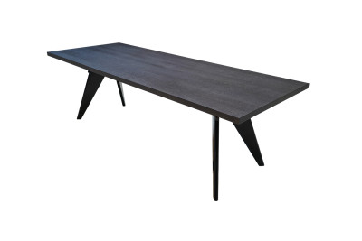 Vitra EM Table Konferenz-/Esstisch Holz / Dunkelbraun 240 x 90 cm