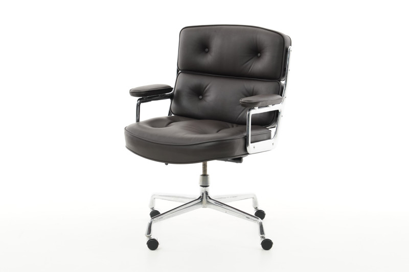 Herman Miller by Vitra Lobby Chair ES 104 Leder / Dunkelbraun