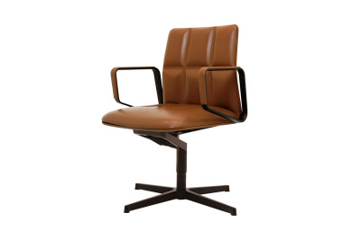 Walter Knoll Leadchair Chaise de conférence cuir / marron