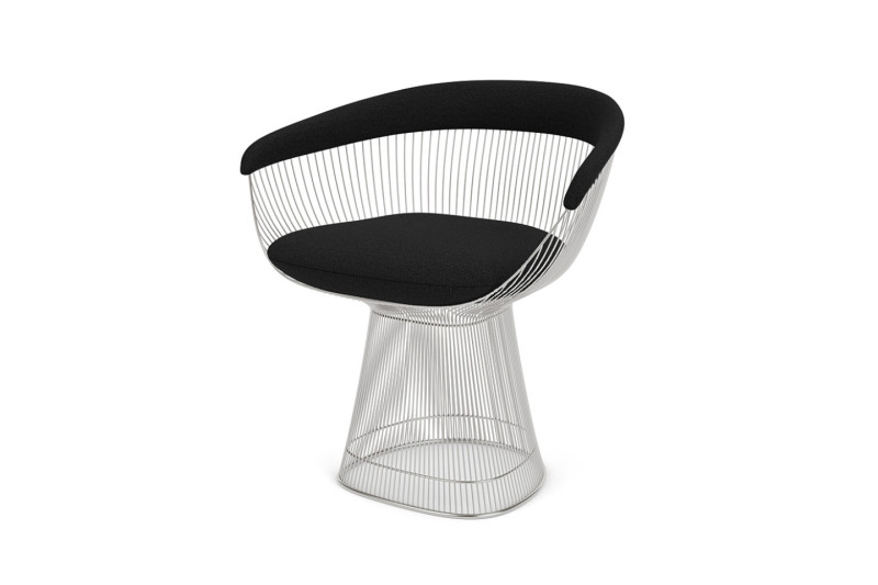 Knoll International Platner Arm Chair Stof / zwart