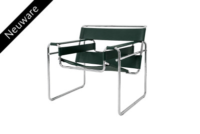 Knoll International Wassily Sessel *55th Anniversary* Leder / Grün