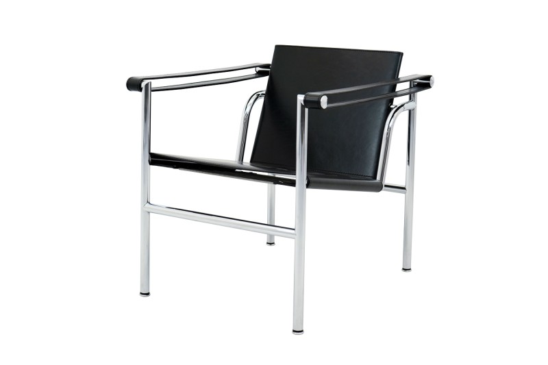 Cassina LC1 Sillón Piel / Negro