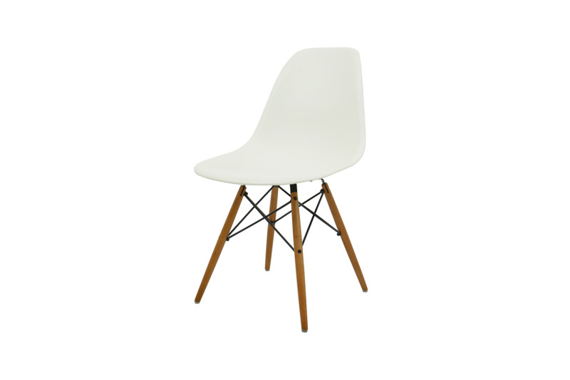 Vitra Eames Plastic Side Chair DSW Stuhl Weiß