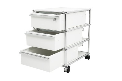 Preview: USM Haller Roller Container Pure White RAL 9010 Preview: USM Haller Roller Container Pure White RAL 9010