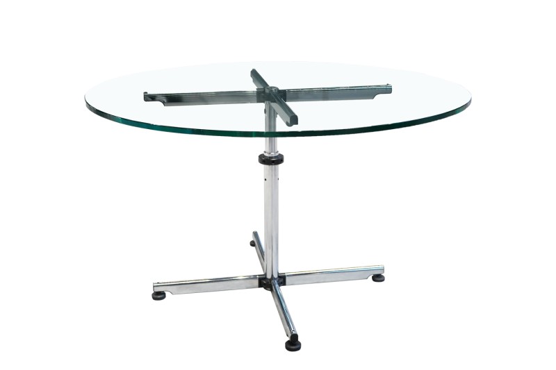 USM Kitos Mesa de Reunión Cristal Ø 130 cm