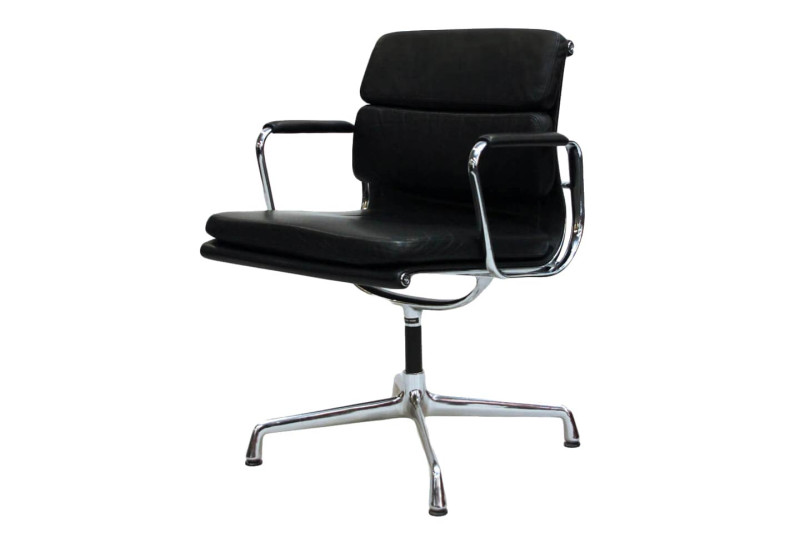 Vitra EA 207 / 208 Leder / Schwarz