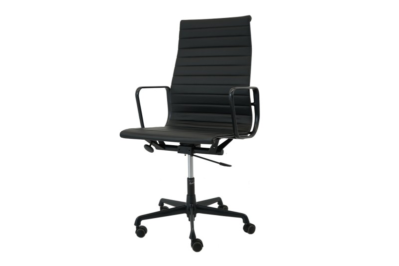 Vitra EA 119 Leder / Schwarz