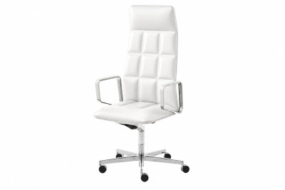 Walter Knoll Leadchair Executive Leder / Weiß