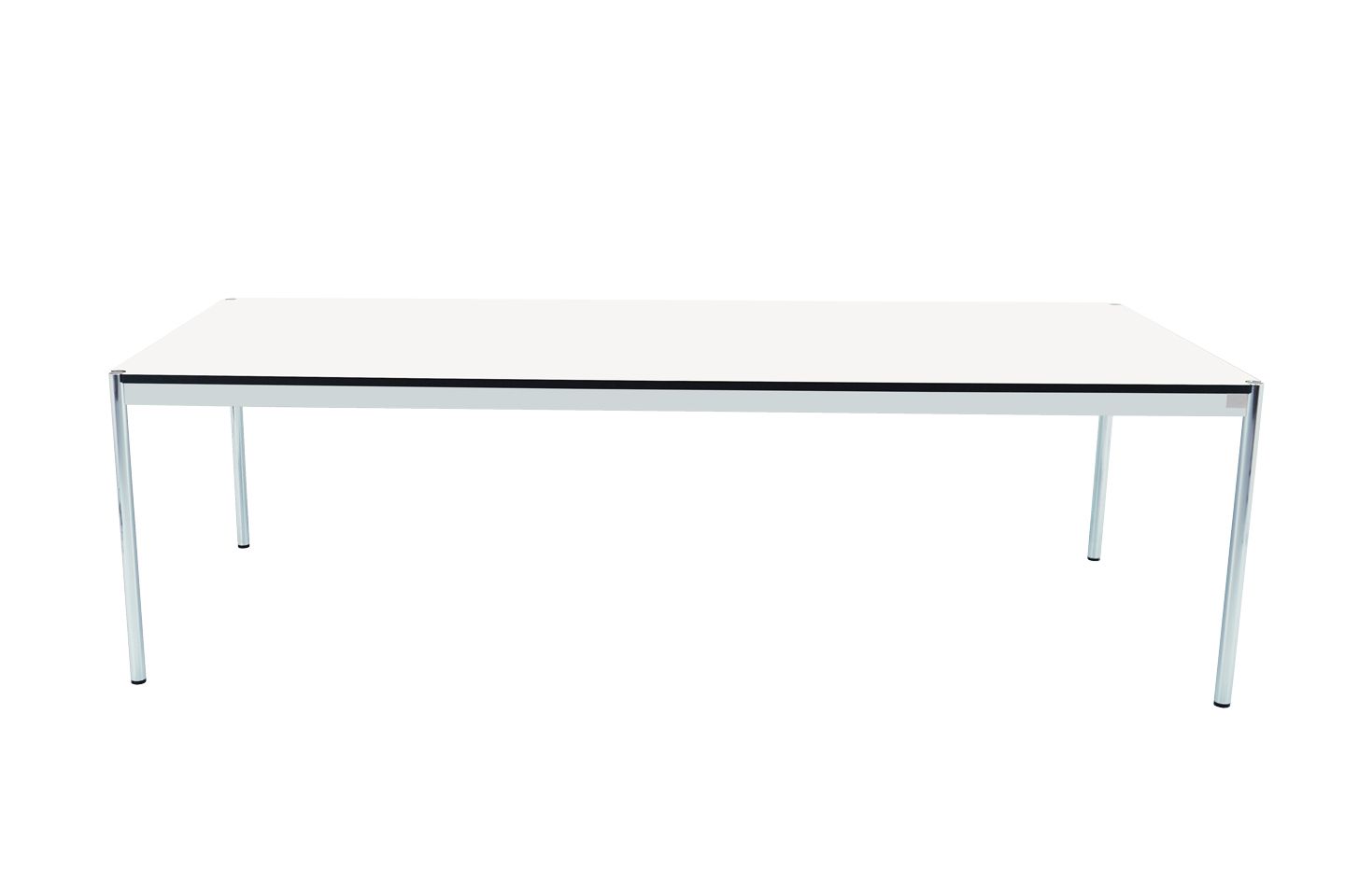 USM Haller Conference Table Synthetic Resin / pearl grey 250 x 100
