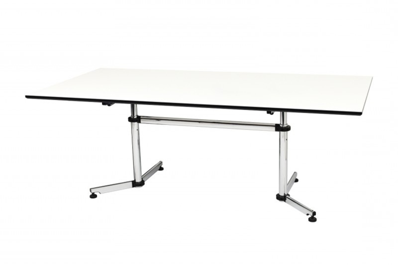 USM Kitos Desk Synthetic Resin / White 200 x 100 cm