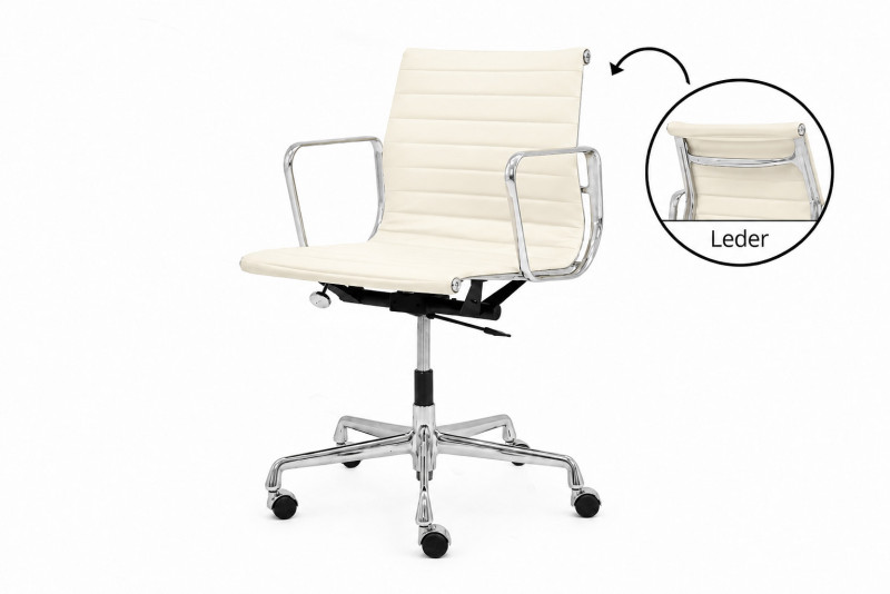 Vitra EA 117 Siège Pivotant de Bureau Cuir /