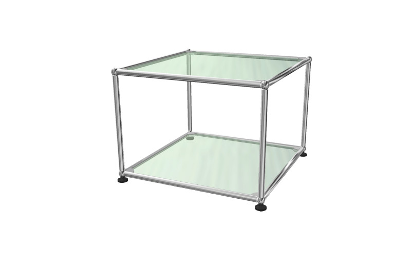 USM Haller Side Table Glass 50 x 50 cm