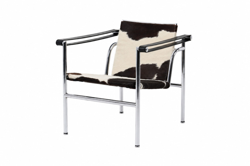 Cassina LC1 Sillón Piel / Negro