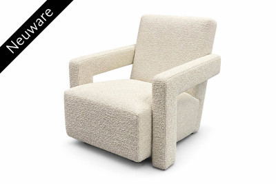 Cassina Utrecht Sessel Stoff / Cremeweiß