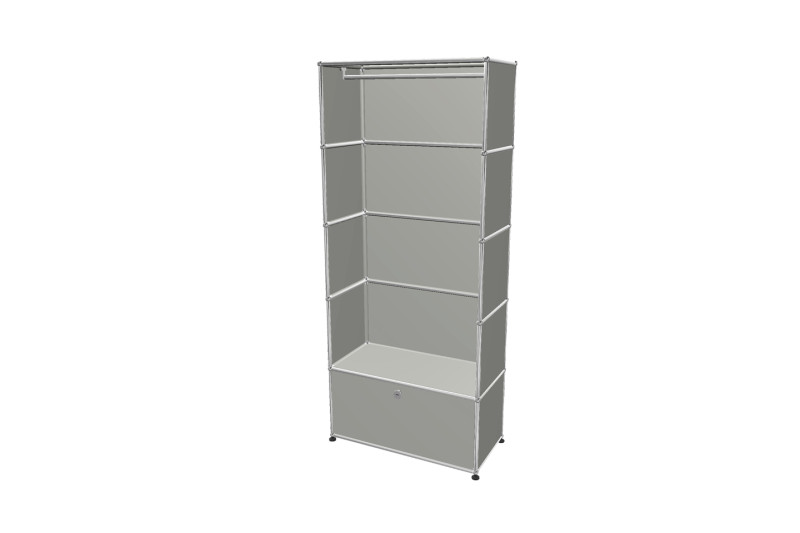 USM Haller Garderobenschrank mit Ausziehtür Tiefe 35 cm