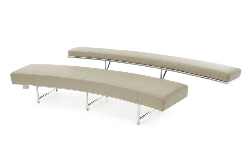 Classicon Monte Carlo Sofa von Eileen Gray Leder / Beige / Grau