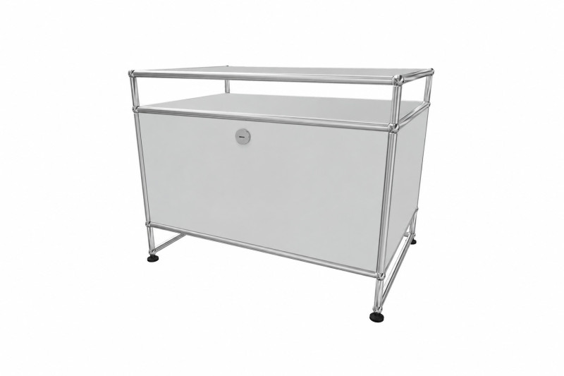 USM Haller TV-Board / Lowboard mit Sockel / Aufsatz Tiefe 50 cm
