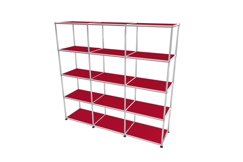 USM Haller Regal / Bücherregal in Breite 150 cm x Tiefe 35 cm